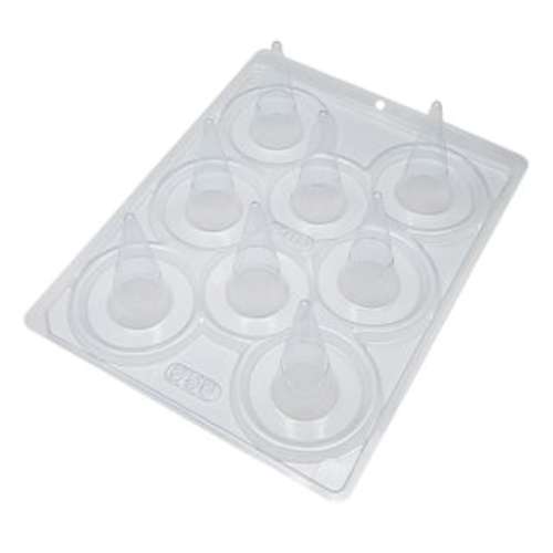 Mini Ice Cream Waffle Cone Chocolate Mould - 3 piece